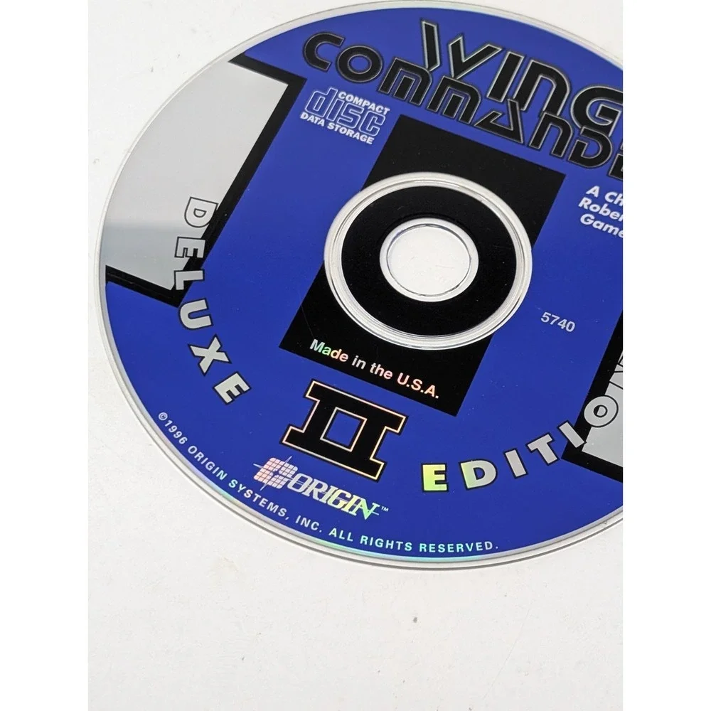 Vintage 1995‎ Wing Commander 2 Deluxe Edition PC Disc